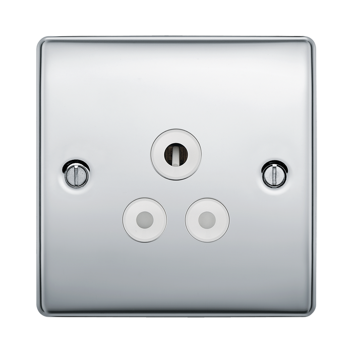 BG Nexus Metal Polished Chrome 5A Unswitched Socket NPC29W