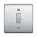 BG Nexus Metal Polished Chrome 20A Double Pole Switch NPC30 Available from RS Electrical Supplies