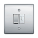 BG Nexus Metal Polished Chrome 2W & Emergency Key Switch NPC42EL Available from RS Electrical Supplies