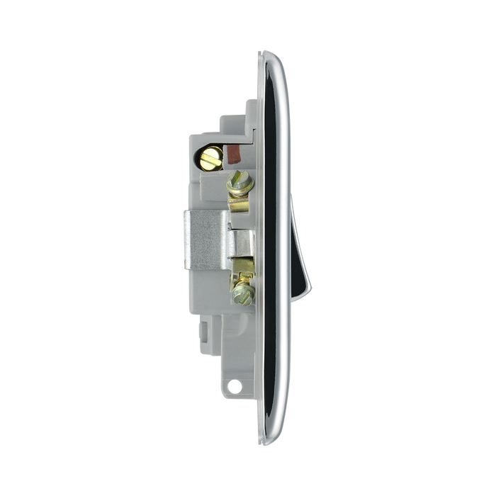 BG Nexus Metal Polished Chrome 13A Switched Spur with Neon NPC52