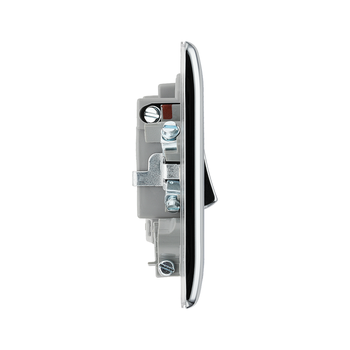 BG Nexus Metal Polished Chrome 13A Switched Spur with Neon & Flex NPC53