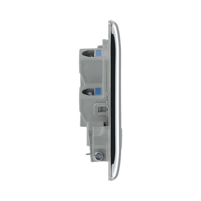 BG Nexus Metal Polished Chrome 13A Unswitched Spur with Flex NPC55