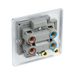 BG Nexus Metal Polished Chrome 45A Double Pole Switch NPC74 – back view