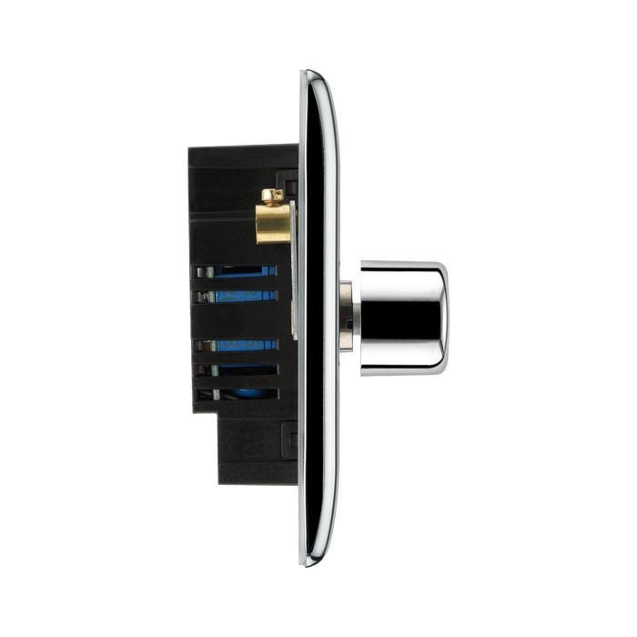 BG Nexus Metal Polished Chrome 3G Dimmer Switch NPC83