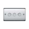 BG Nexus Metal Polished Chrome 3G Dimmer Switch NPC83