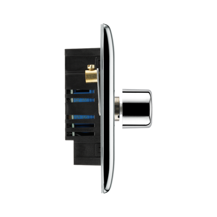 BG Nexus Metal Polished Chrome 4G Dimmer Switch NPC84