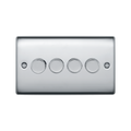 BG Nexus Metal Polished Chrome 4G Dimmer Switch NPC84
