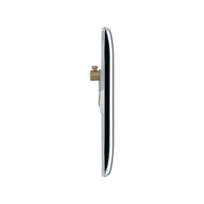BG Nexus Metal Polished Chrome Single Blank Plate NPC94
