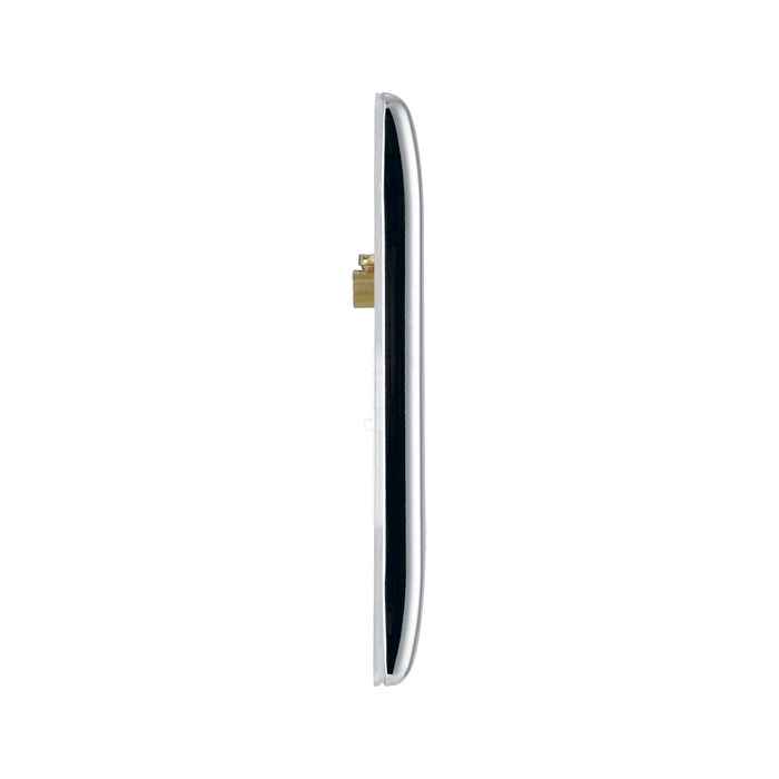 BG Nexus Metal Polished Chrome Double Blank Plate NPC95