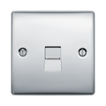 BG Nexus Metal Polished Chrome Master Telephone Socket NPCBTM1