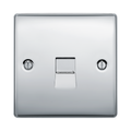 BG Nexus Metal Polished Chrome Secondary Telephone Socket NPCBTS1