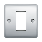 BG Nexus Metal Polished Chrome 1G Euro Plate NPCEMS1
