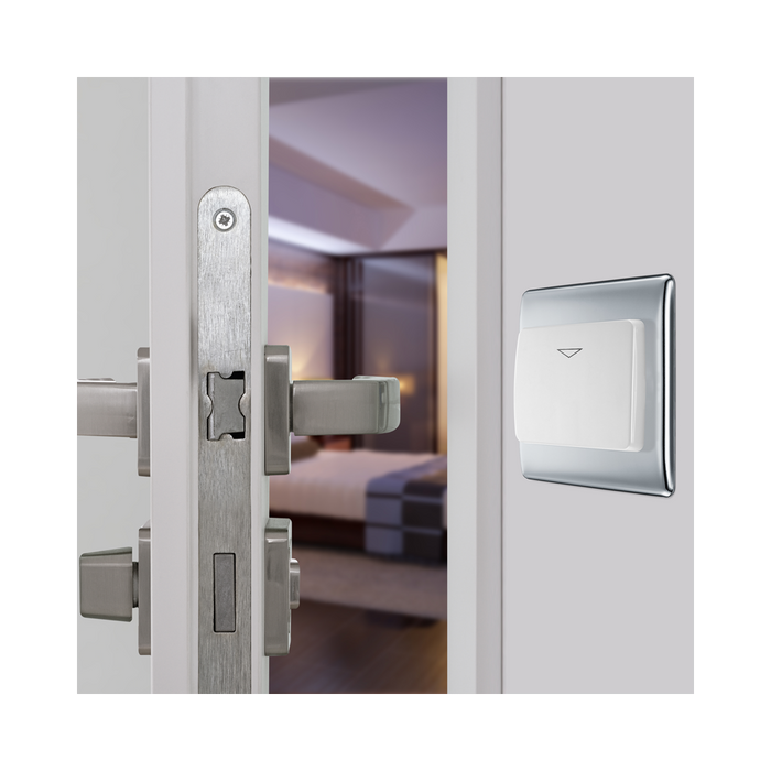 BG Nexus Metal Polished Chrome Hotel Key Card Switch NPCKYCSW