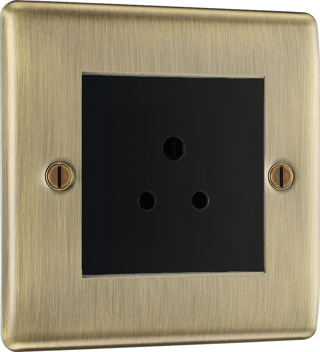 BG Nexus Metal Antique Brass 2A Unswitched Socket NAB28MB