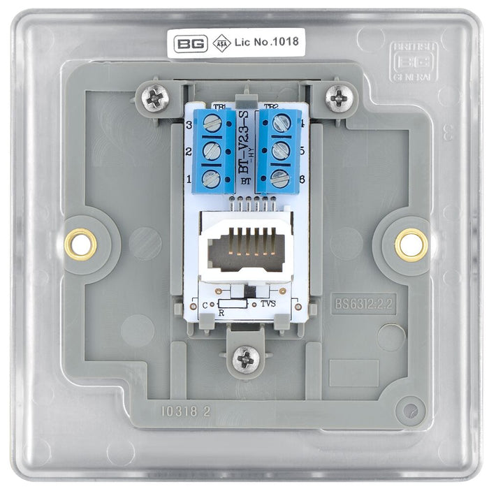 BG Nexus Metal Antique Brass Secondary Telephone Socket NABBTS1 | RS ...