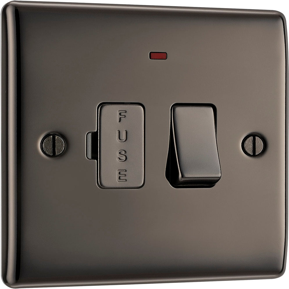 BG Nexus Metal Black Nickel 13A Switched Spur with Neon NBN52 | RS ...