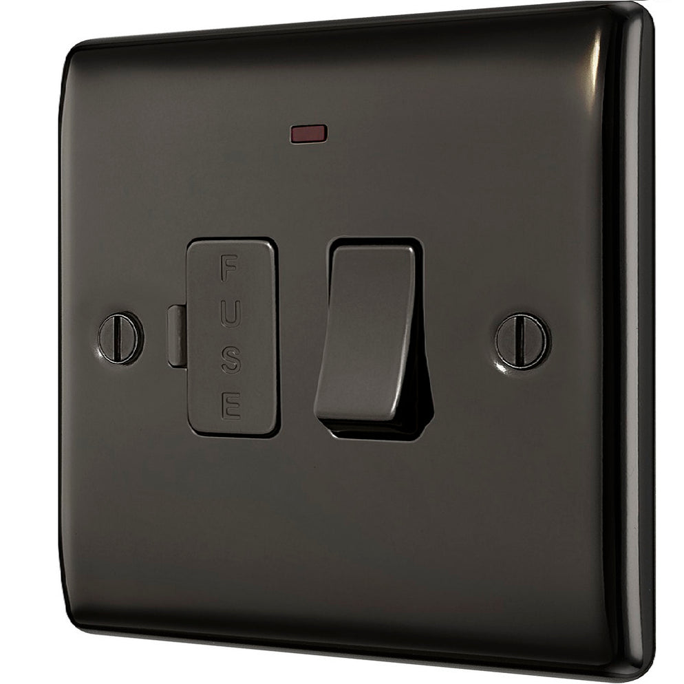 BG Nexus Metal Black Nickel 13A Switched Spur with Neon NBN52 | RS ...