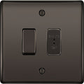 BG Nexus Metal Black Nickel 2W & Emergency Key Switch NBN42EL Available from RS Electrical Supplies