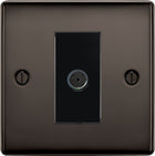 BG Nexus Metal Black Nickel Co-axial Socket NBN60B