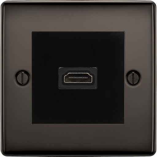 BG Nexus Metal Black Nickel HDMI Socket NBNHDMIB Available from RS Electrical Supplies
