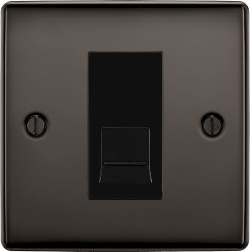 BG Nexus Metal Black Nickel Master Telephone Socket NBNBTM1B Available from RS Electrical Supplies