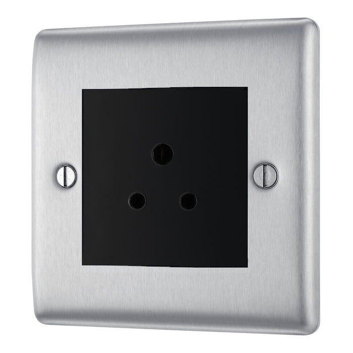 BG Nexus Metal Brushed Steel 2A Unswitched Socket NBS28MB | RS ...