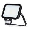 JCC Niteflood LED Floodlight With PIR 30W IP65 4000K Black JC091006
