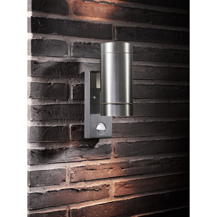 Nordlux Tin Maxi Aluminium Outdoor Sensor Double Wall Light 21519129