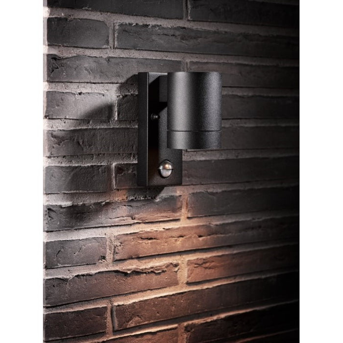 Nordlux Tin Maxi Black Sensor Outdoor Wall Light 21509103