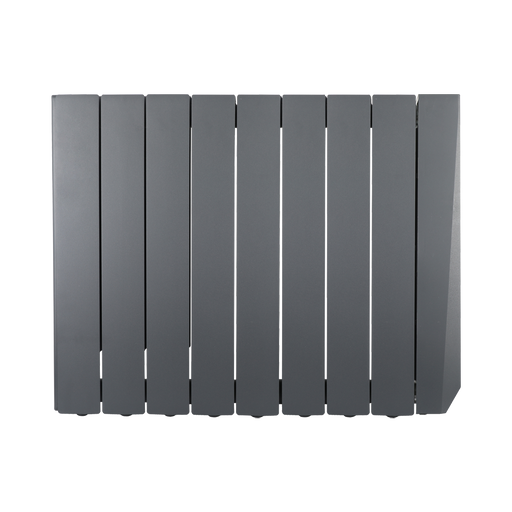 Masterplug Comfort 1500W anthracite grey oil-filled radiator – front product view