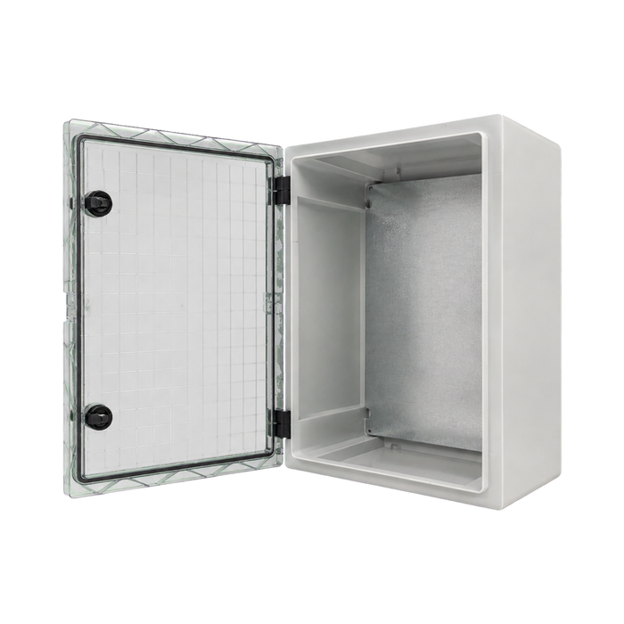 Insulated ABS Enclosure 800 x 600 x 260mm Clear Door PBE806026C