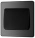 BG Evolve Polycarbonate Black Chrome 1G Wide Rocker Light Switch PCDBC12WB Available From RS Electrical right side
