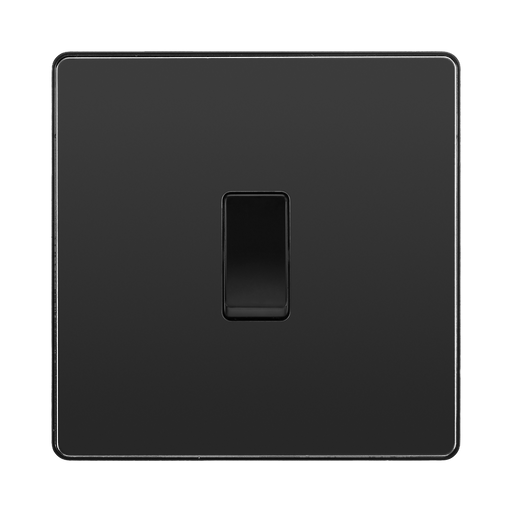 BG Evolve Black Chrome Intermediate Light Switch PCDBC13B