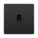 BG Evolve Black Chrome Intermediate Light Switch PCDBC13B