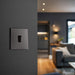 BG Evolve Polycarbonate Black Chrome Intermediate Light Switch PCDBC13B Available From RS Electrical lounge interior