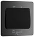 BG Evolve Polycarbonate Black Chrome Fan Isolator Switch PCDBC15B Available From RS Electrical left side