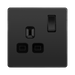 BG Evolve Black Chrome 13A Single Socket PCDBC21B