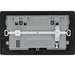 BG Evolve Black Chrome 13A Double USB Socket with 22W A+C Ports PCDBC22UAC22B back side