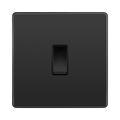 BG Evolve Black Chrome 20A Double Pole Switch PCDBC30B