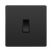 BG Evolve Black Chrome 20A Double Pole Switch PCDBC30B