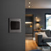 BG Evolve Polycarbonate Black Chrome 2G Wide Rocker Light Switch PCDBC42WB Available From RS Electrical interior