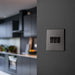 BG Evolve Polycarbonate Black Chrome 3G Light Switch PCDBC43B Available From RS Electrical kitchen interior