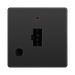 BG Evolve Black Chrome 13A Unswitched Spur with LED and Flex Outlet PCDBC54B