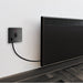 BG Evolve Polycarbonate Black Chrome 13A Unswitched Spur with Neon and Flex Outlet PCDBC54B Available From RS Electrical panel heater interior