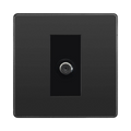 BG Evolve Black Chrome Satellite Socket PCDBC61B