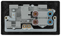 BG Evolve Polycarbonate Black Chrome Cooker Switch with 13A Socket PCDBC70B Available From RS Electrical back side