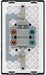 BG Evolve Polycarbonate Black Chrome 45A Cooker Switch with Neon PCDBC72B Available From RS Electrical back side
