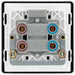 BG Evolve Polycarbonate Black Chrome 45A Cooker Switch with Neon PCDBC74B Available From RS Electrical back side
