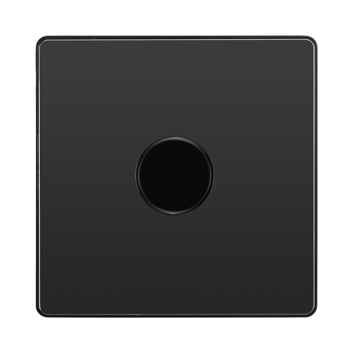 BG Evolve Black Chrome 1G Dimmer Switch PCDBC81B