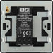 BG Evolve Polycarbonate Black Chrome 1G Dimmer Switch PCDBC81B Available From RS Electrical back side